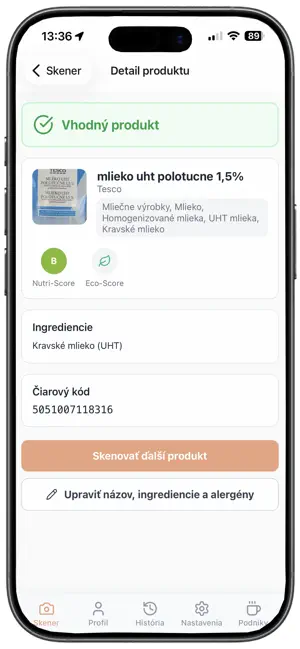 JedzBez screenshot 1