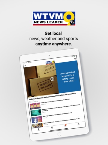 WTVM News Leader 9 iPad screenshot