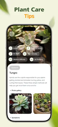 Screenshot von Plant Identifier AI: PlantCare auf dem iPhone 3