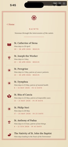 Novenas — Daily Prayer Screenshot 5 of 6