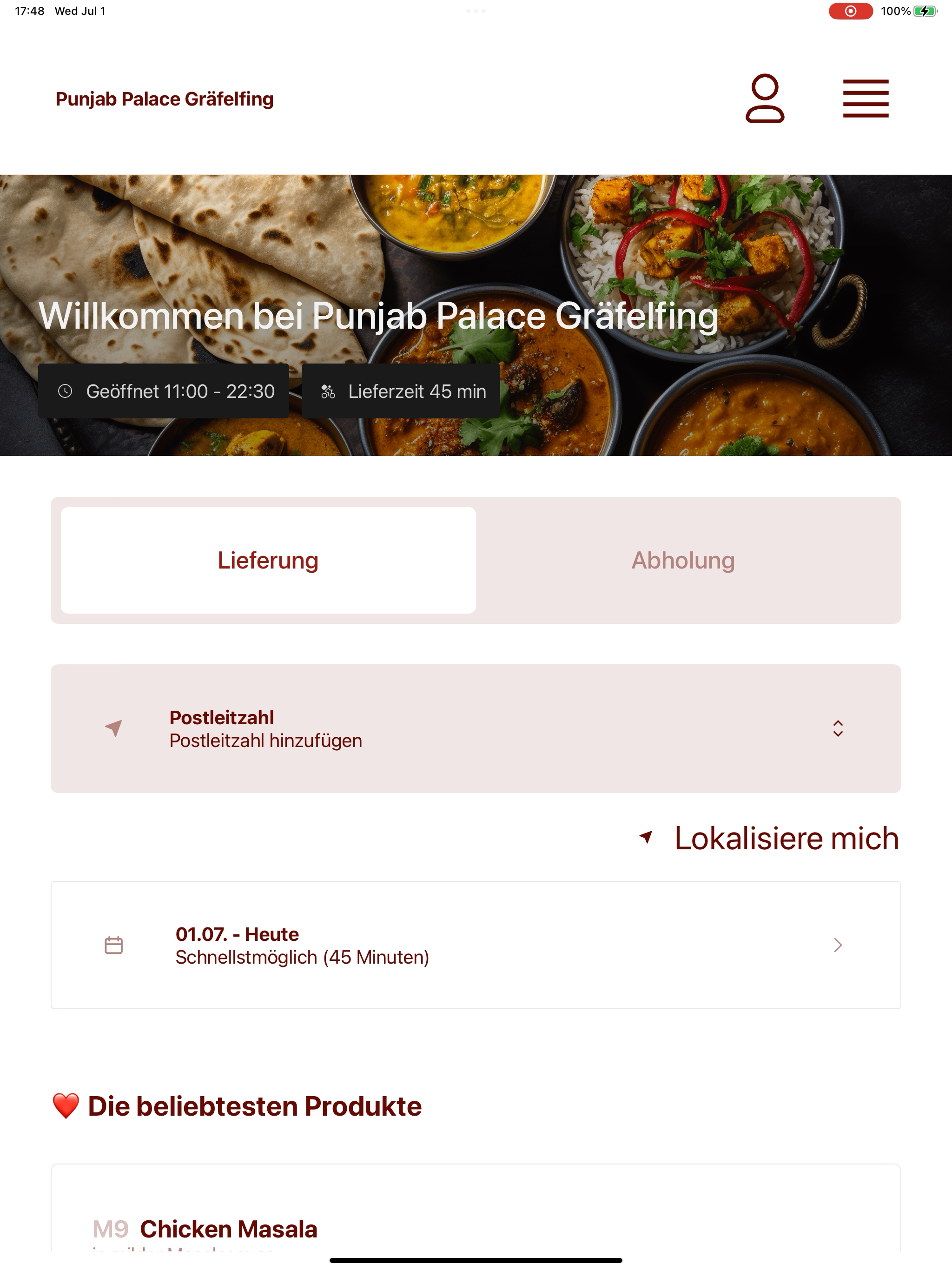 Punjab Palace Gräfelfing screenshot 10