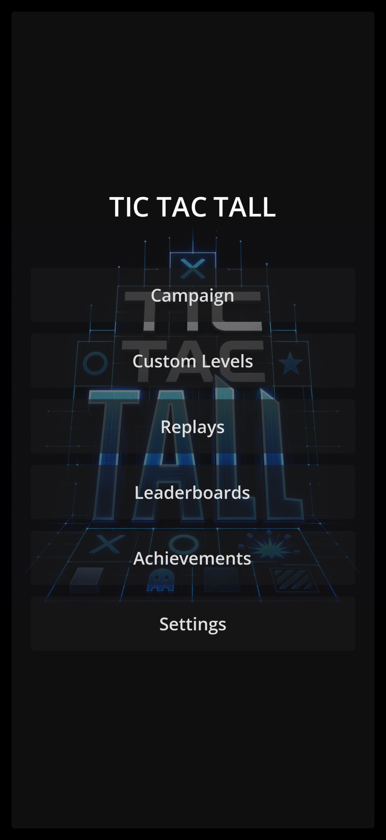 Screenshot 1 of Tic Tac Tall