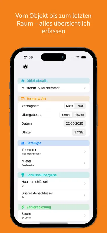Immo Protokoll screenshot 1 of 6