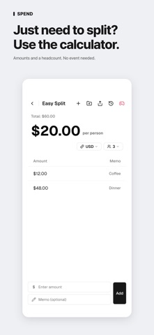 SPEND - Split & Track Expenses Screenshot 2 of 9