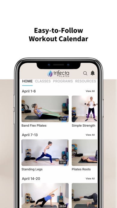 Trifecta Pilates iPhone screenshot 3 - Health & Fitness app
