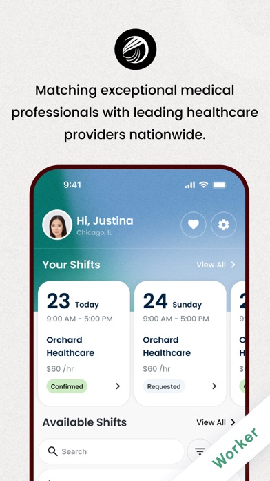 Elite Medical Staffing Screenshot