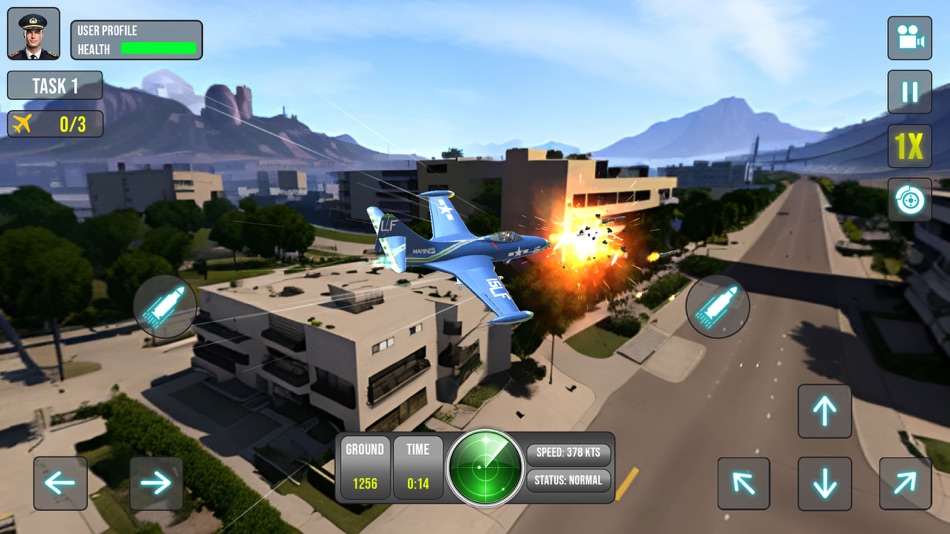 #4. Airplane Games Plane Simulator (macOS) Bởi: MUHAMMAD FAIZAN