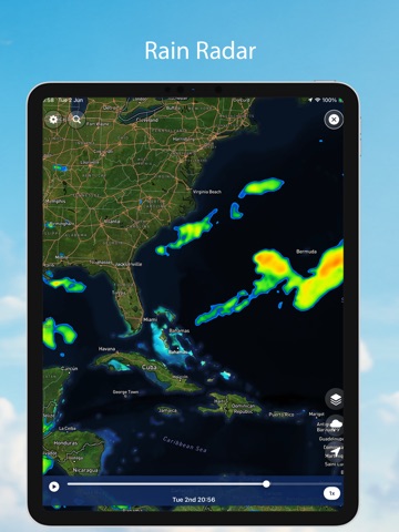 Weather Garden iPad screenshot