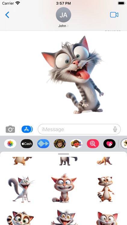 Crazy Cat Stickers screenshot-5