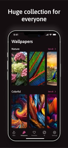 AI Wallpaper Maker: Themes 4K Screenshot 2 of 8