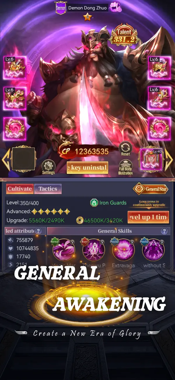Screenshot #3 pour Three Kingdoms: Heroes Battles