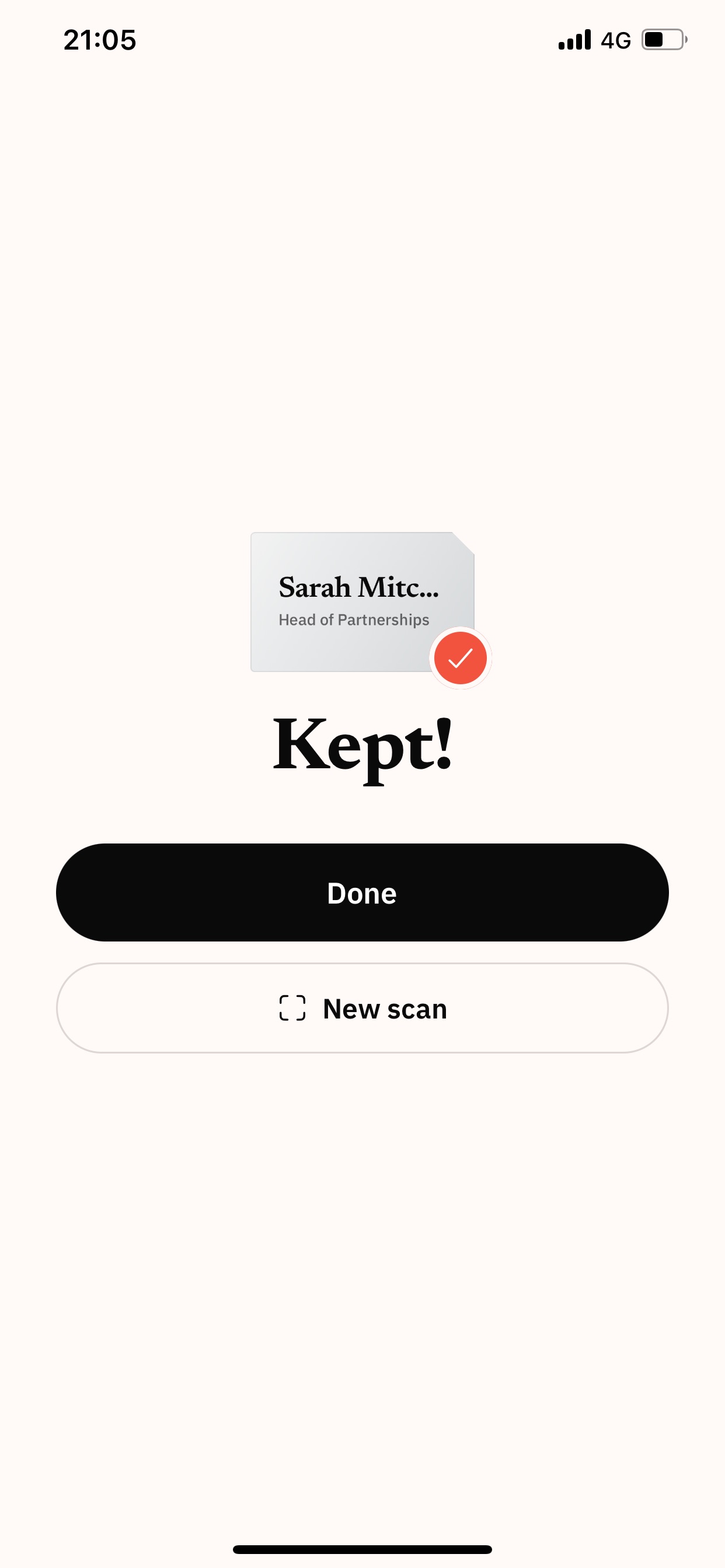 Screenshot 7 of uKeep: Business Card Scanner