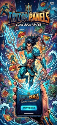 TritonPanels Comic Book Reader screenshot 1