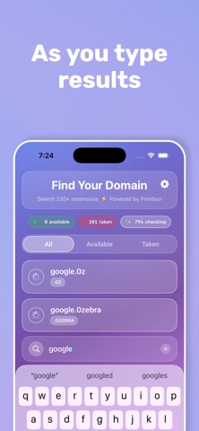 Fast Domain Search Screenshot 3 of 3
