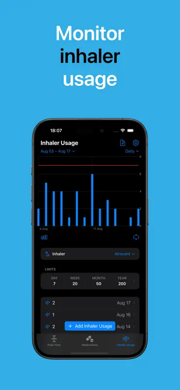 Daily Breathe: Asthma Tracker screenshot 3 of 6