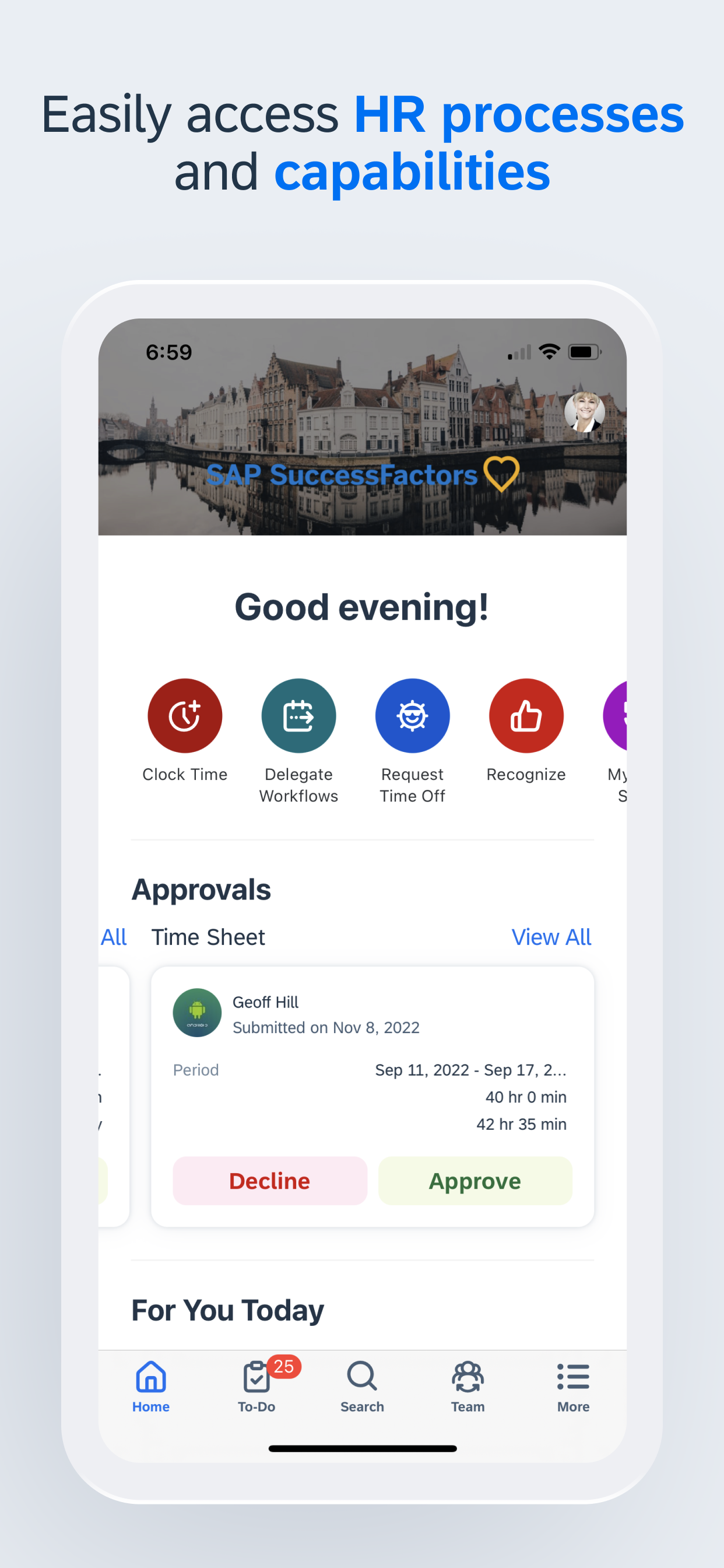 SAP SuccessFactors Mobile
