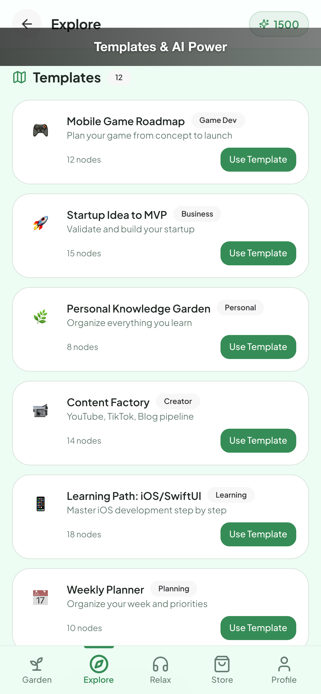 MindBloom - Idea Garden