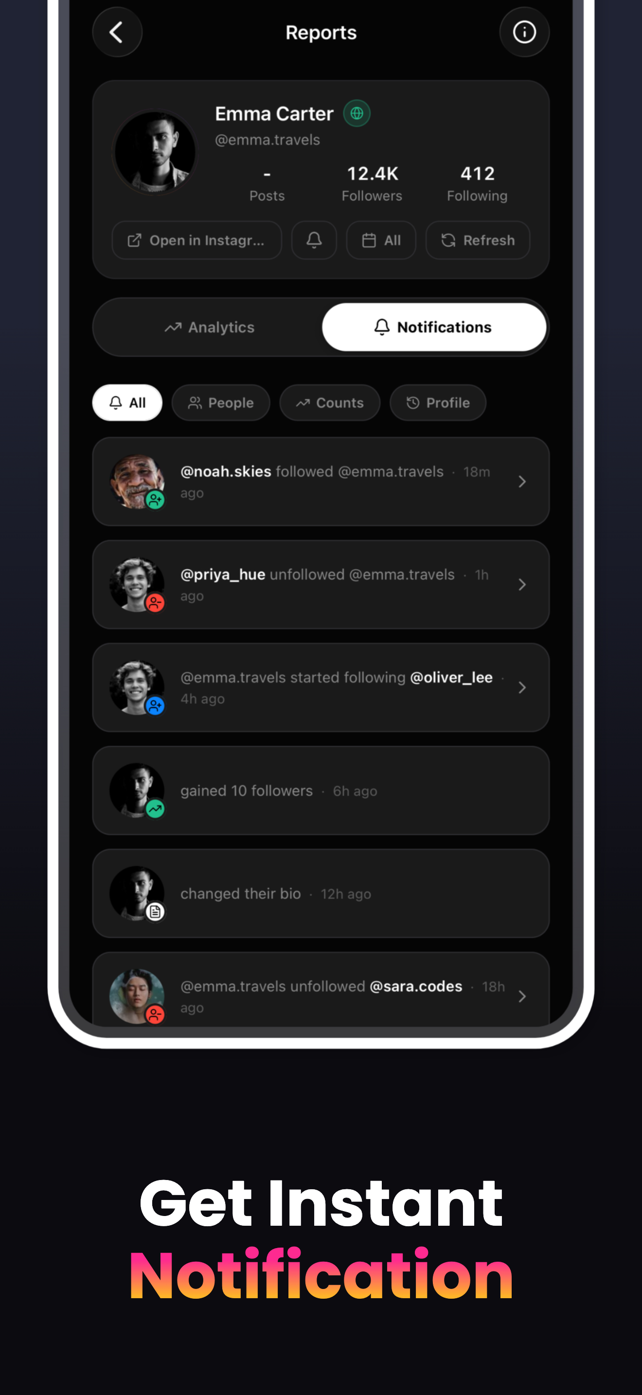 ReportAI: Unfollowers Track screenshot 8