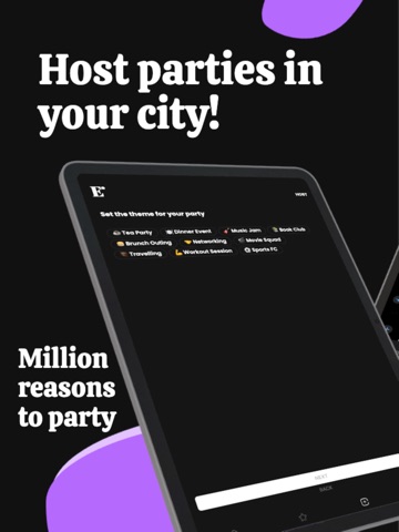 Extroverts -Party,Hangout,Vibe iPad screenshot