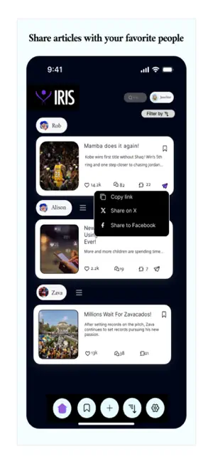 Iris-news screenshot 2