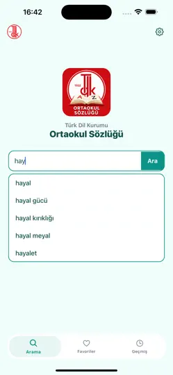 TDK Ortaokul Sözlüğü iPhone Ekran Görüntüsü 2