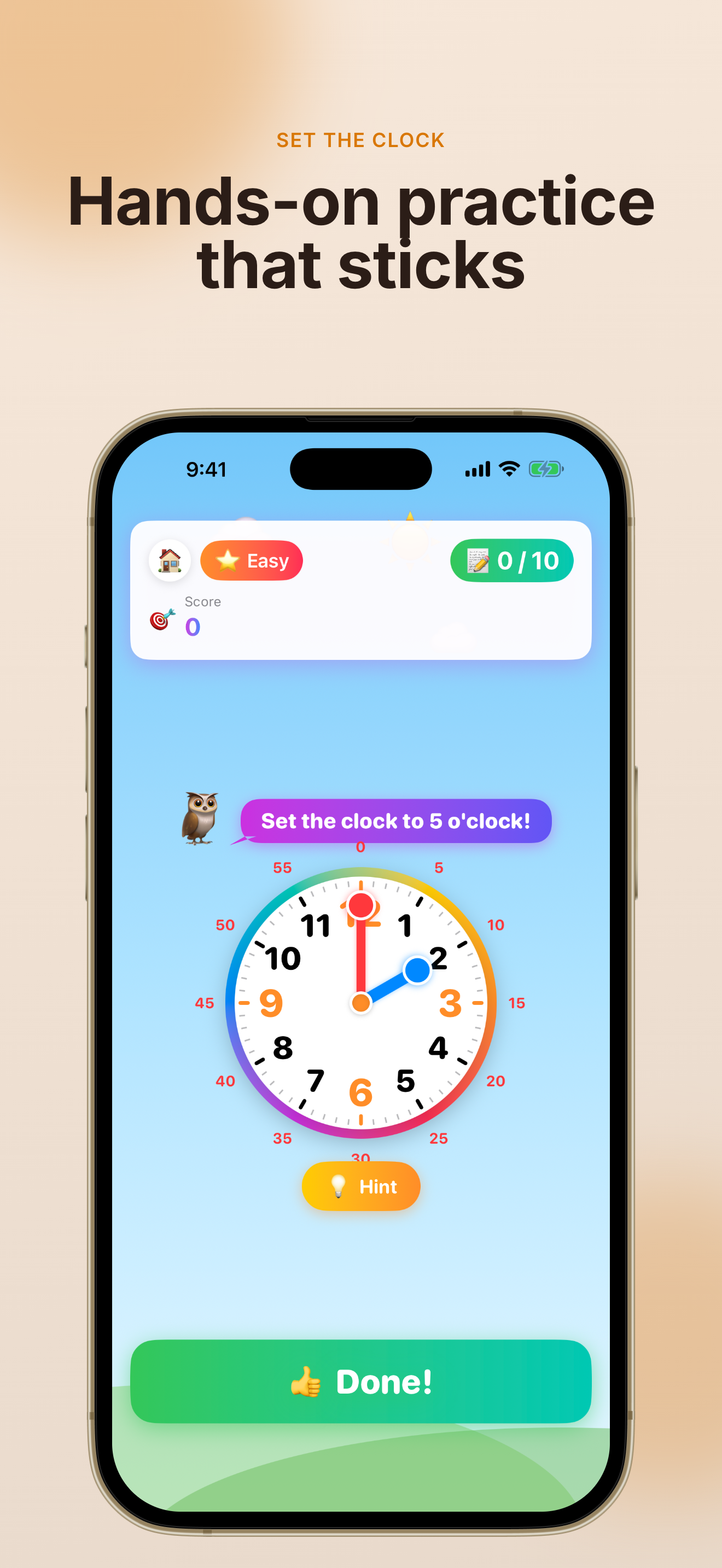 Clock Practice: Tell Time screenshot 3