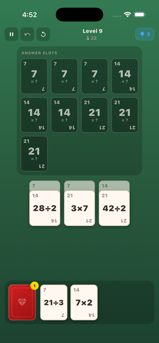 Math Solitaire Journey Screenshot 5 of 7