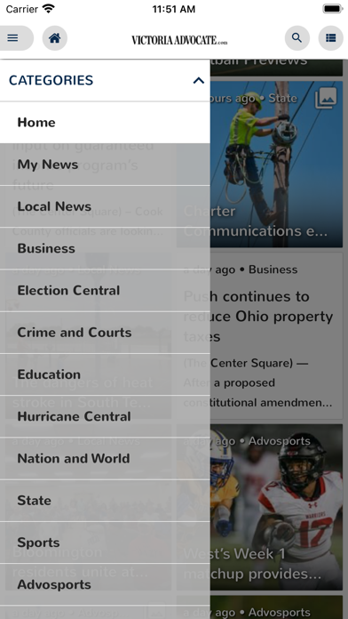 Victoria Advocate Screenshot