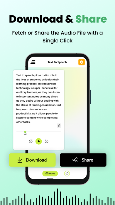 AI Text to Speech & TTS Reader Screenshot