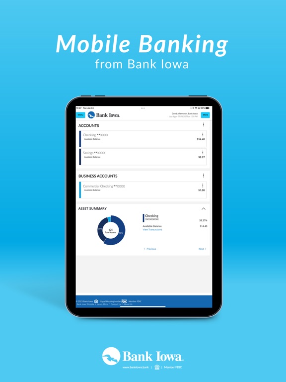 Screenshot #4 pour Bank Iowa Mobile Banking