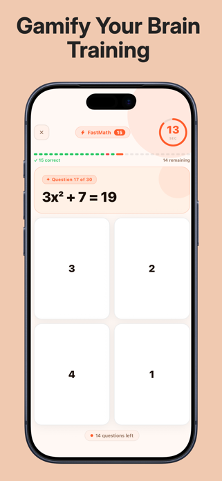 Fast Math: IQ Speed Challenge Screenshot 1 of 4