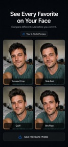 HaircutAI: Find Your Best Look screenshot