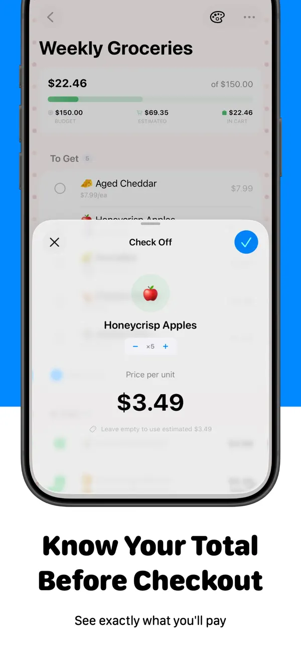Budget Shopper screenshot 2