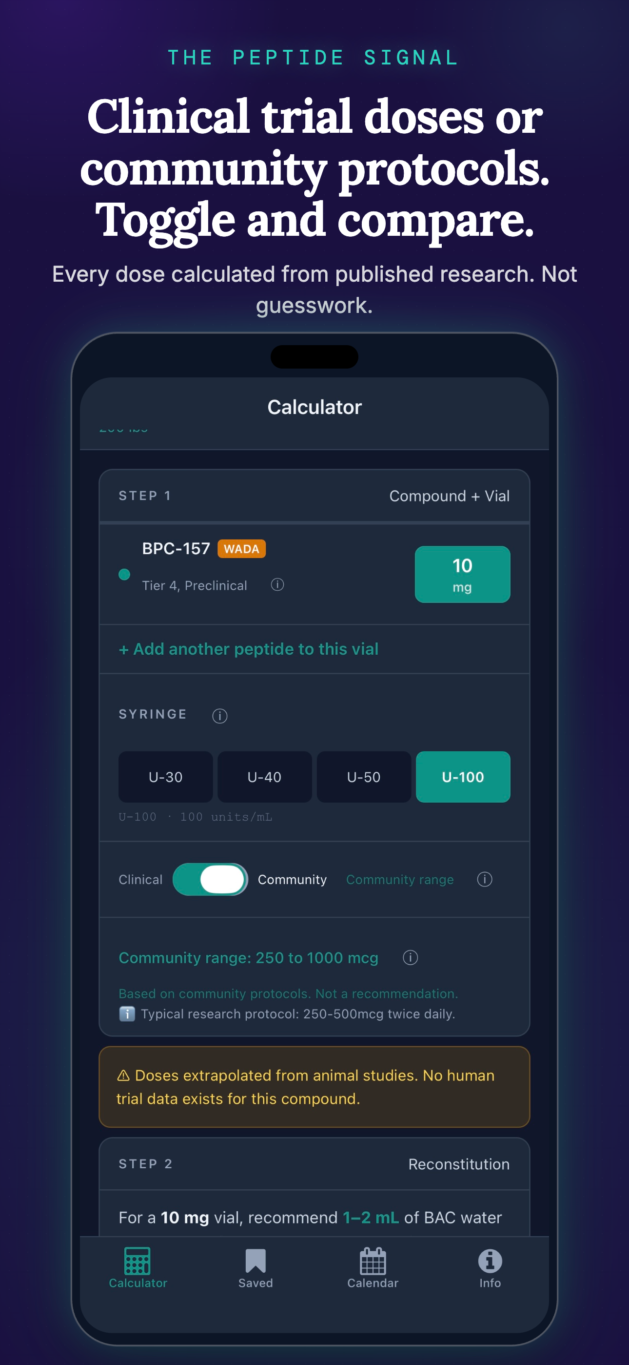 Signal: Peptide Calculator