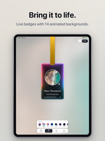 Badgey iPad screenshot 2