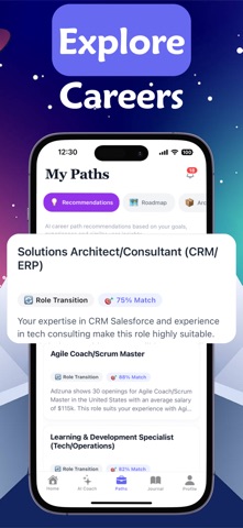 Career Breakup - AI Job Coach iPhone screenshot