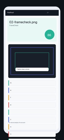 PostProof screenshot