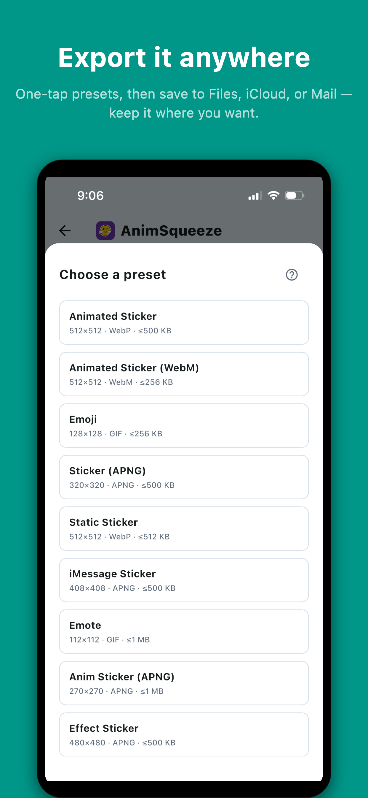 AnimSqueeze: Sticker & Emoji screenshot 5