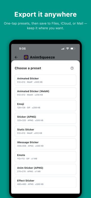 AnimSqueeze: Sticker & Emoji Screenshot 4 of 5