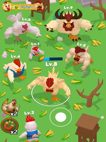 Chicken Evolution Battle 3D iPad screenshot