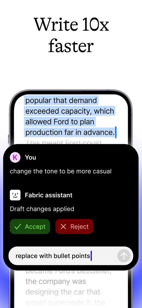 Fabric: AI Notes, Files, Ideas screenshot 4 of 6
