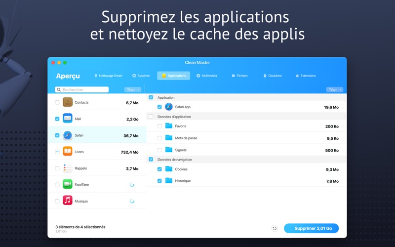 Screenshot #3 pour CleanMaster: Nettoyer Disque