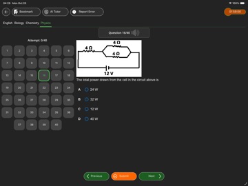 TestDriller UTME iPad screenshot