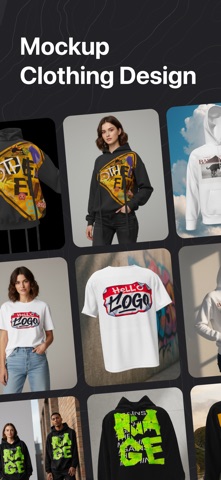 Mockup Clothing Design Tool screenshot