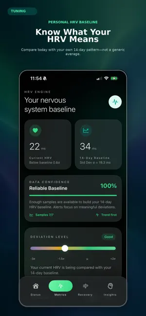 Tuning: HRV Stress Monitor screenshot 4