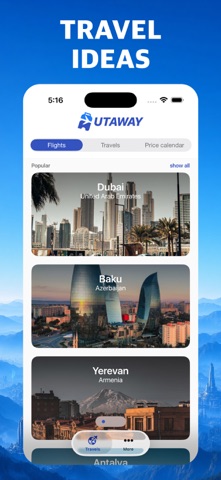 Travels & Trip - Cheap Flights iPhone screenshot
