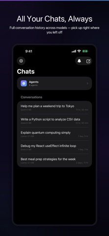 Cipher AI: Private LLM Chat iPhone screenshot