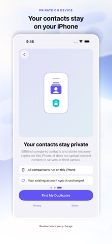 SiftKind: Contact Cleaner Screenshot 8 of 8