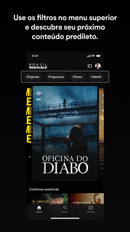 Brasil Paralelo screenshot 1 of 4