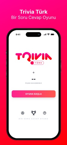 Trivia Türk app screenshot